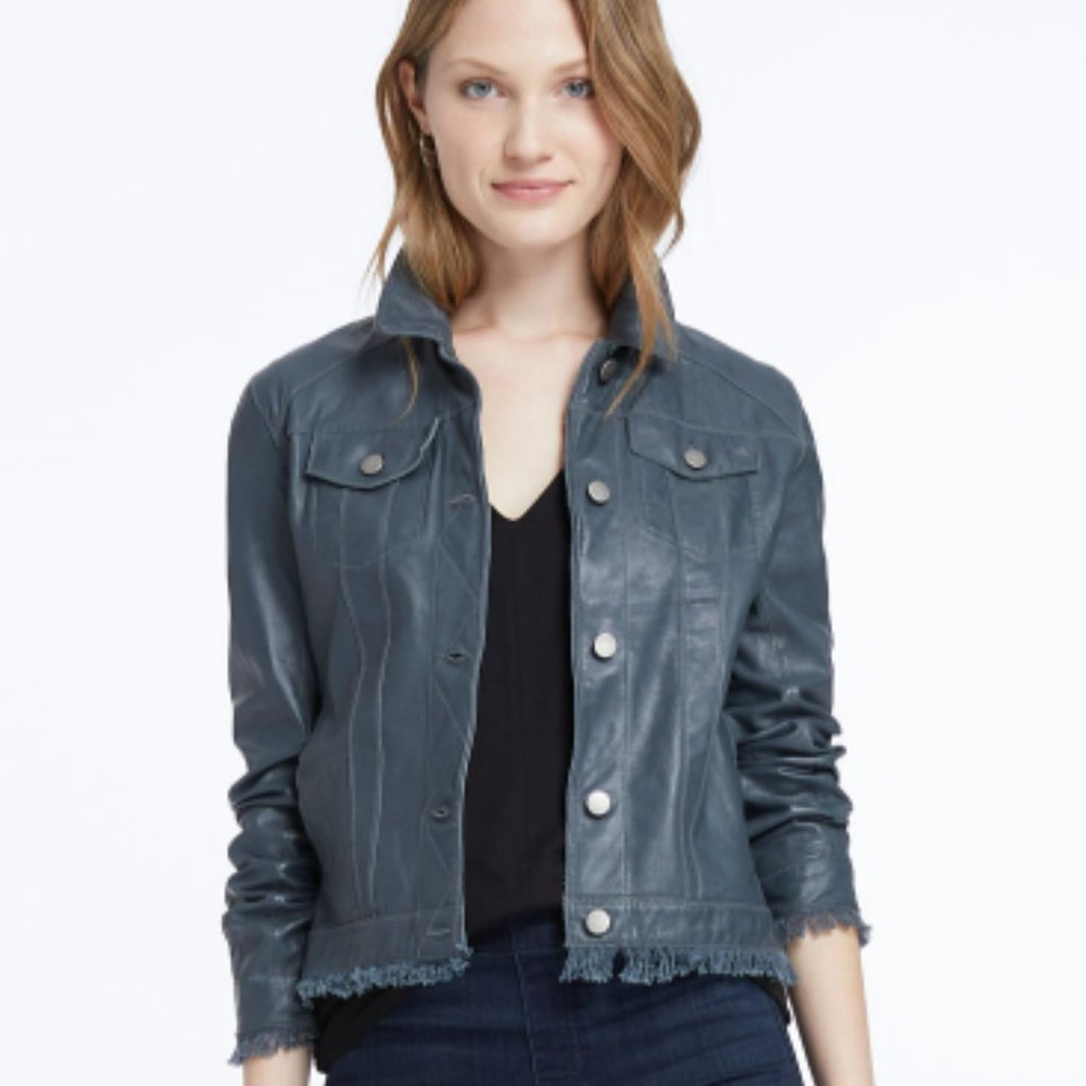 JKT NYC Washable Leather Jacket, NWT